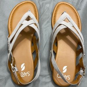 Gretchen Strappy Leather Sandal by Sarto